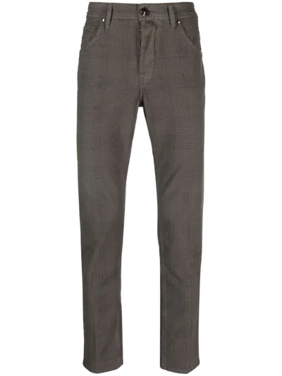 Jacob Cohen Mini Check-print Skinny Trousers