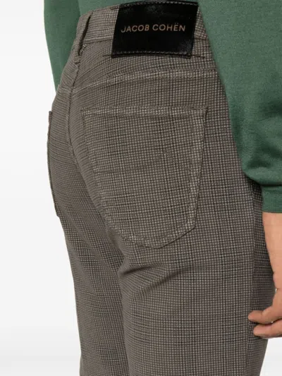 Jacob Cohen Mini Check-print Skinny Trousers