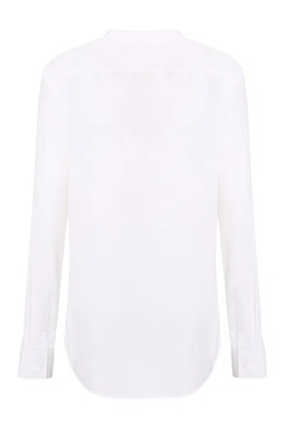 Jil Sander White Pointed Collar Shirt