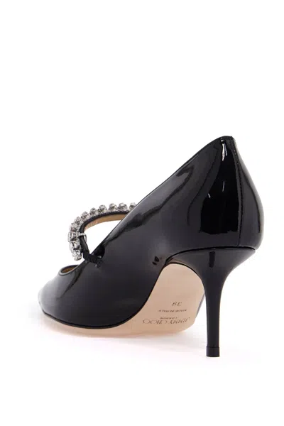 Jimmy Choo Bing 65mm Crystal-embellished Patent-leather Pumps