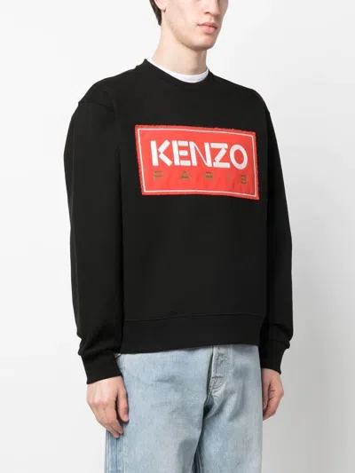 Kenzo Man Sweatshirt Black Size Xl Cotton