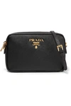 PRADA Camera textured-leather shoulder bag