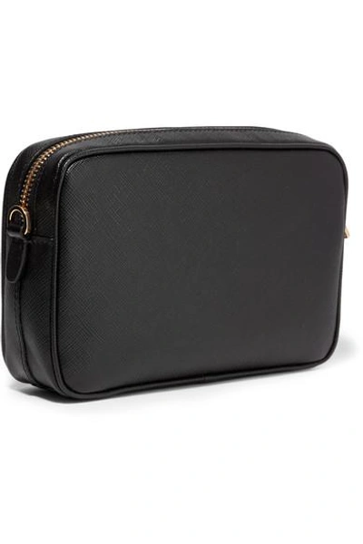 Shop Prada Camera Textured-leather Shoulder Bag