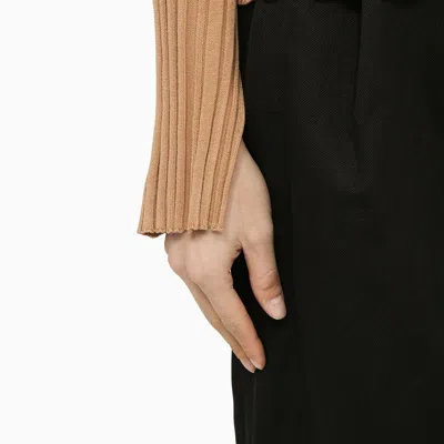 Loulou Studio Beige Silk Blend Crew-neck Sweater