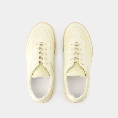 Mm6 Maison Margiela Sneakers - Leather - Beige/white