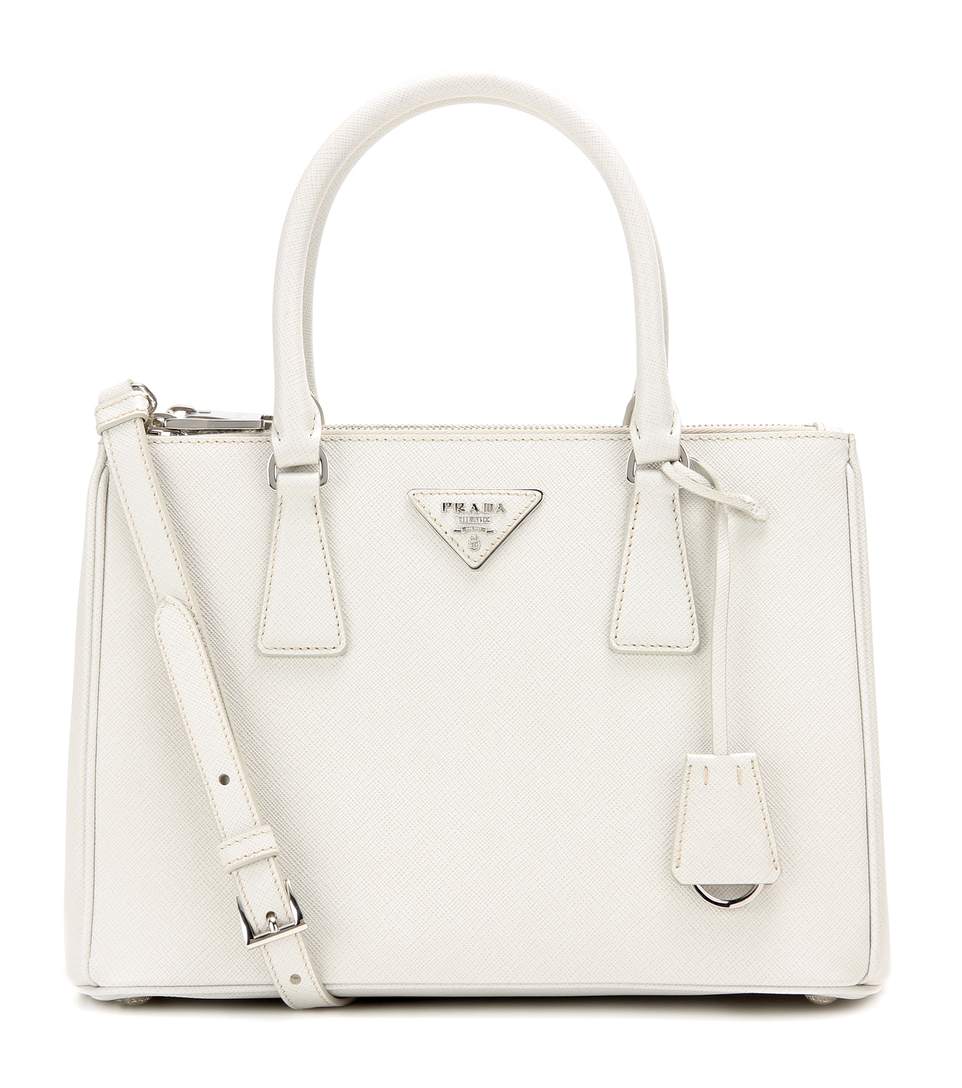 small white prada bag