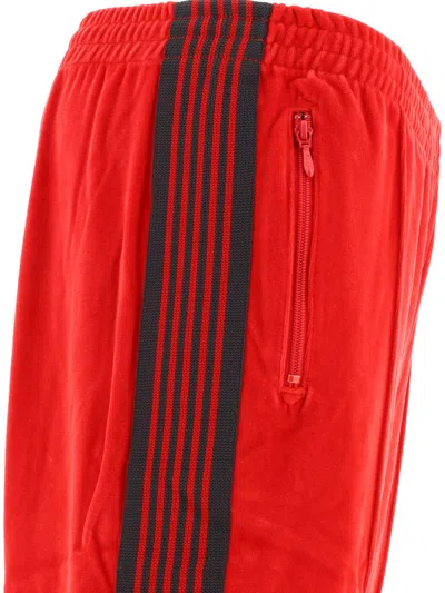 Needles Ribbed Texture Track Trousers With Side Stripes