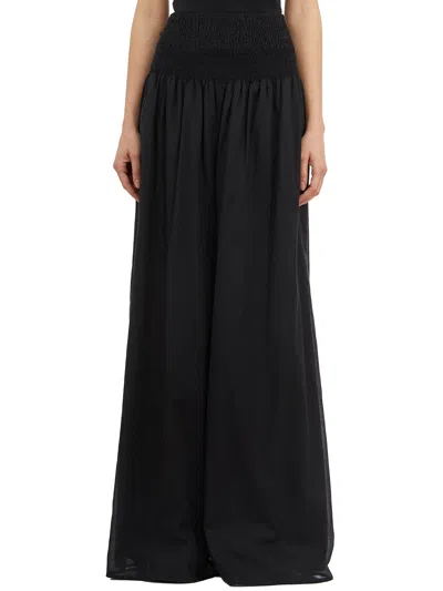 Nu Pantaloni Vita Alta In Cotone