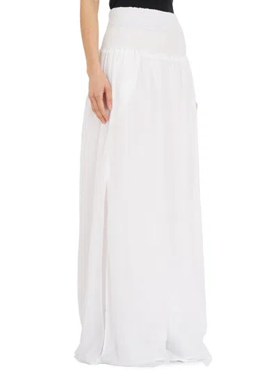 Nu Pantaloni Vita Alta In Cotone