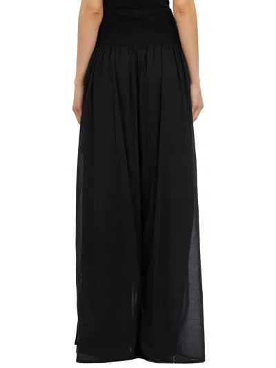 Nu Pantaloni Vita Alta In Cotone