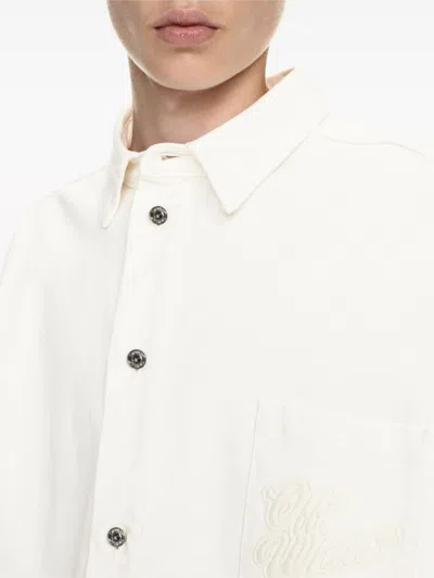 Off-white Off White Embroidered Overshirt