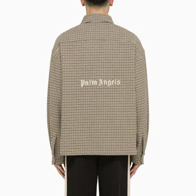 Palm Angels Club Check Logo Overshirt
