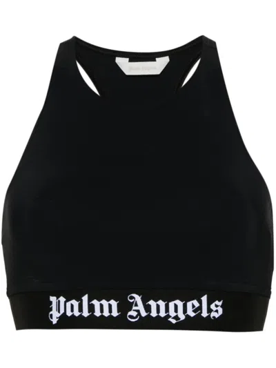 Shop Palm Angels Technical Fabric Crop Top