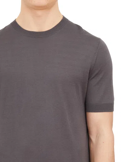 Paolo Pecora T-shirt In Maglia Di Seta E Cotone