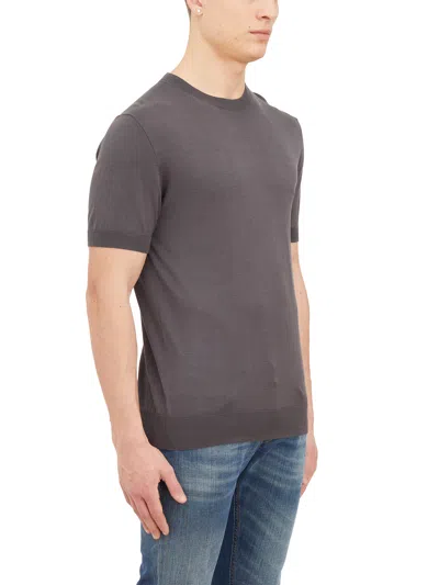 Paolo Pecora T-shirt In Maglia Di Seta E Cotone