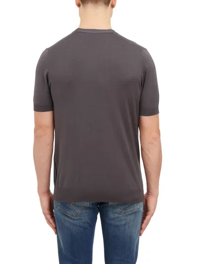 Paolo Pecora T-shirt In Maglia Di Seta E Cotone