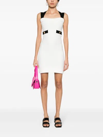 Patou Crossed Straps Mini Dress