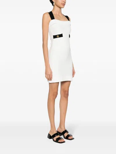 Patou Crossed Straps Mini Dress