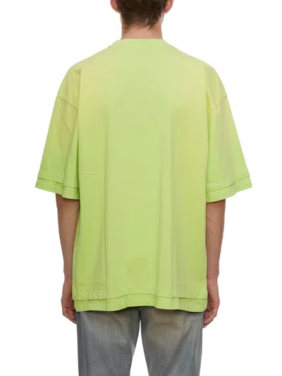 Pdf Man T-shirt Acid Green Size Xl Cotton