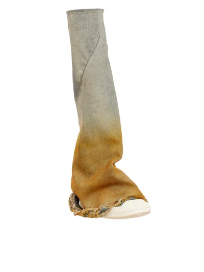 Rick Owens Stivale In Denim Fetish