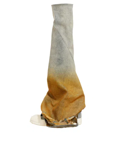 Rick Owens Stivale In Denim Fetish