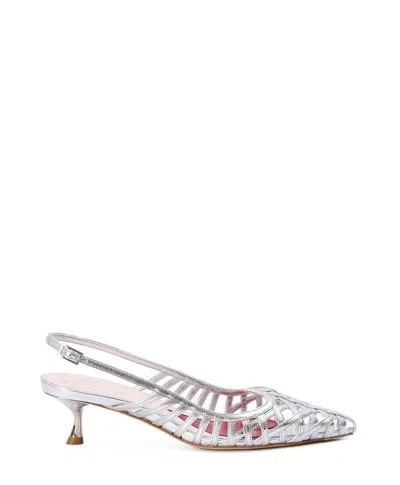 Roger Vivier I Love Vivier Multistrap Slingback Pumps In Leather