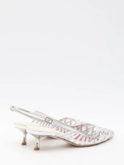 Roger Vivier I Love Vivier Multistrap Slingback Pumps In Leather