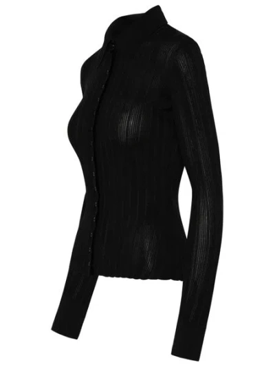 Saint Laurent Luxe Italian Wool Buttoned Long-sleeved Shirt