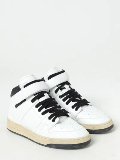 Saint Laurent Men's Lax Mid Top Sneaker Greenwich