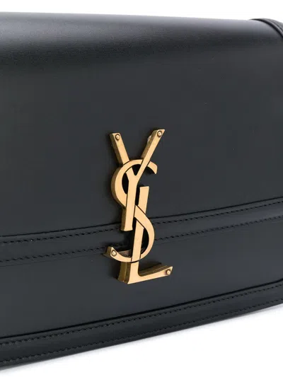 Saint Laurent Monogram Leather Shoulder Bag