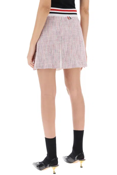 Thom Browne Mini Box Pleated Skirt