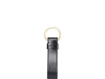 Tod's Gold-tone Logo-plaque Keyring