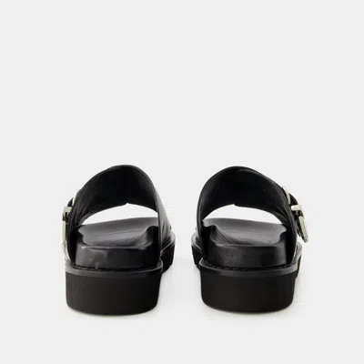 Toga Sandals - Leather - Black