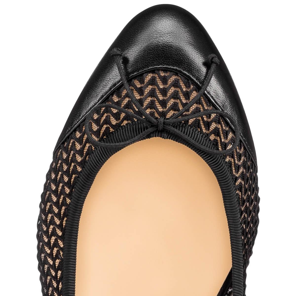 louboutin mesh flats