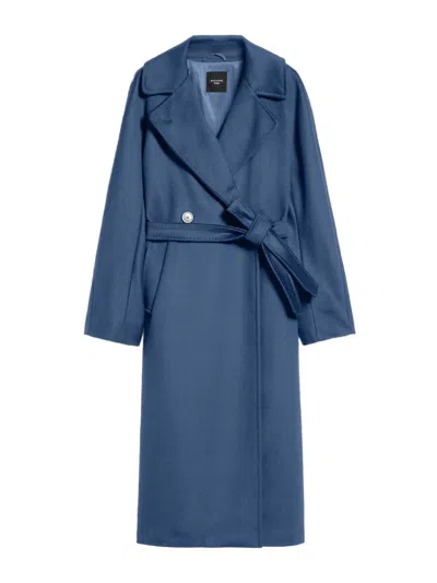 Weekend Max Mara Long-sleeved Lapel Wool Coat