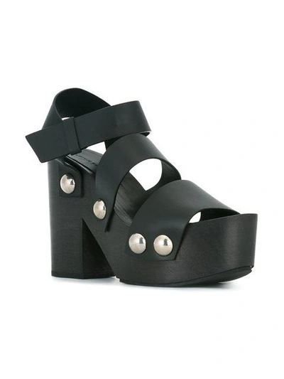 Shop Alexander Wang 'tess' Sandals - Black