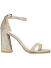 STUART WEITZMAN 'Walkway' sandals,LUREX100%