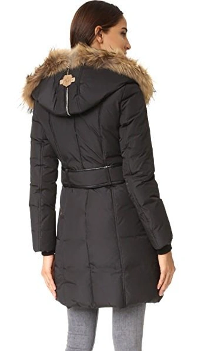 Shop Mackage Trish Coat In Black