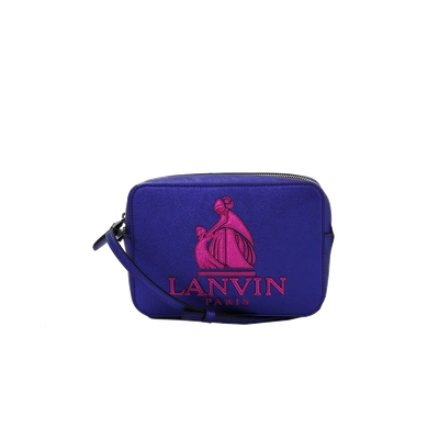 Shop Lanvin Nomad Crossbody Bag In Mtllc