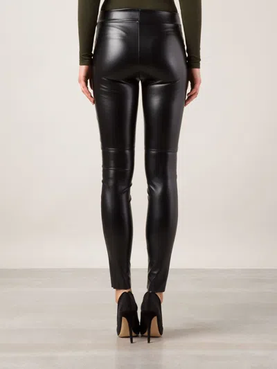 Wolford Shiny Leggings With Elastic Waistband And Seam Detailing In 7005 Black