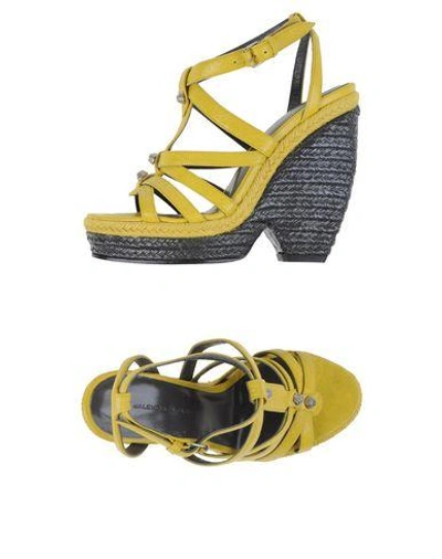 Shop Balenciaga Espadrilles In Yellow