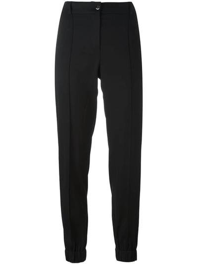 Kenzo Cropped Trousers In Black