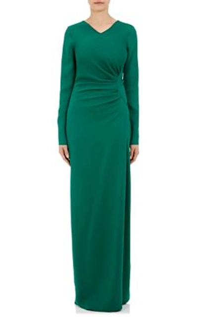 Lanvin Gathered Stretch-crepe Gown