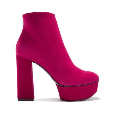 Shop Casadei Platforms In Uva Cardinal