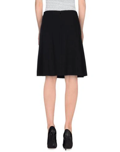 Shop Chloé Knee Length Skirt In Black