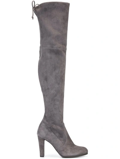 Shop Stuart Weitzman 'highland' Boots - Grey