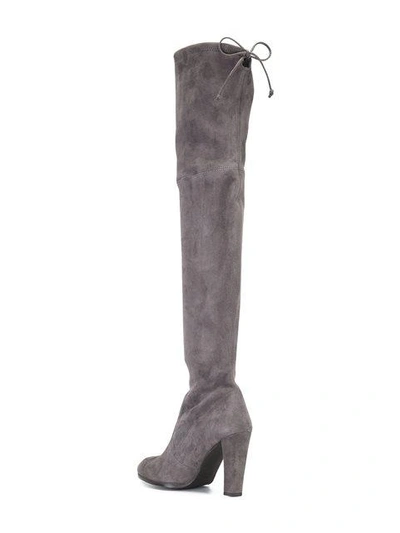 Shop Stuart Weitzman 'highland' Boots - Grey