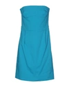 Roberto Cavalli Short Dresses In Turquoise