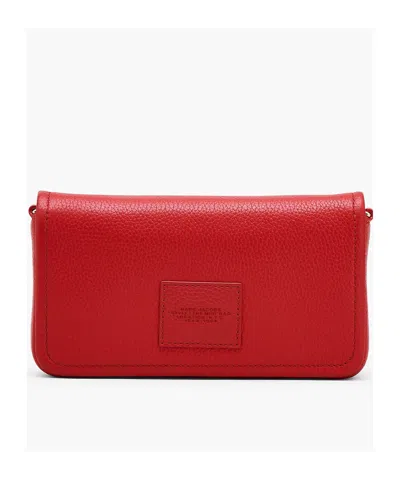 Marc Jacobs Textured Leather Mini Bag With Magnetic Closure In Red