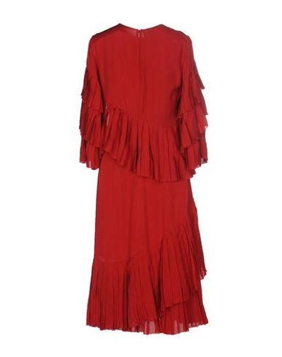Shop Gucci Knee-length Dress In Red